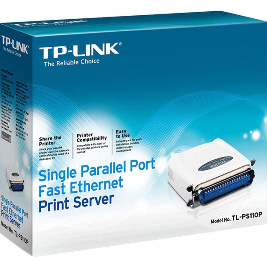 TpLink TLPS110P Parallel To RJ45 Port Printer Server Shopee Singapore