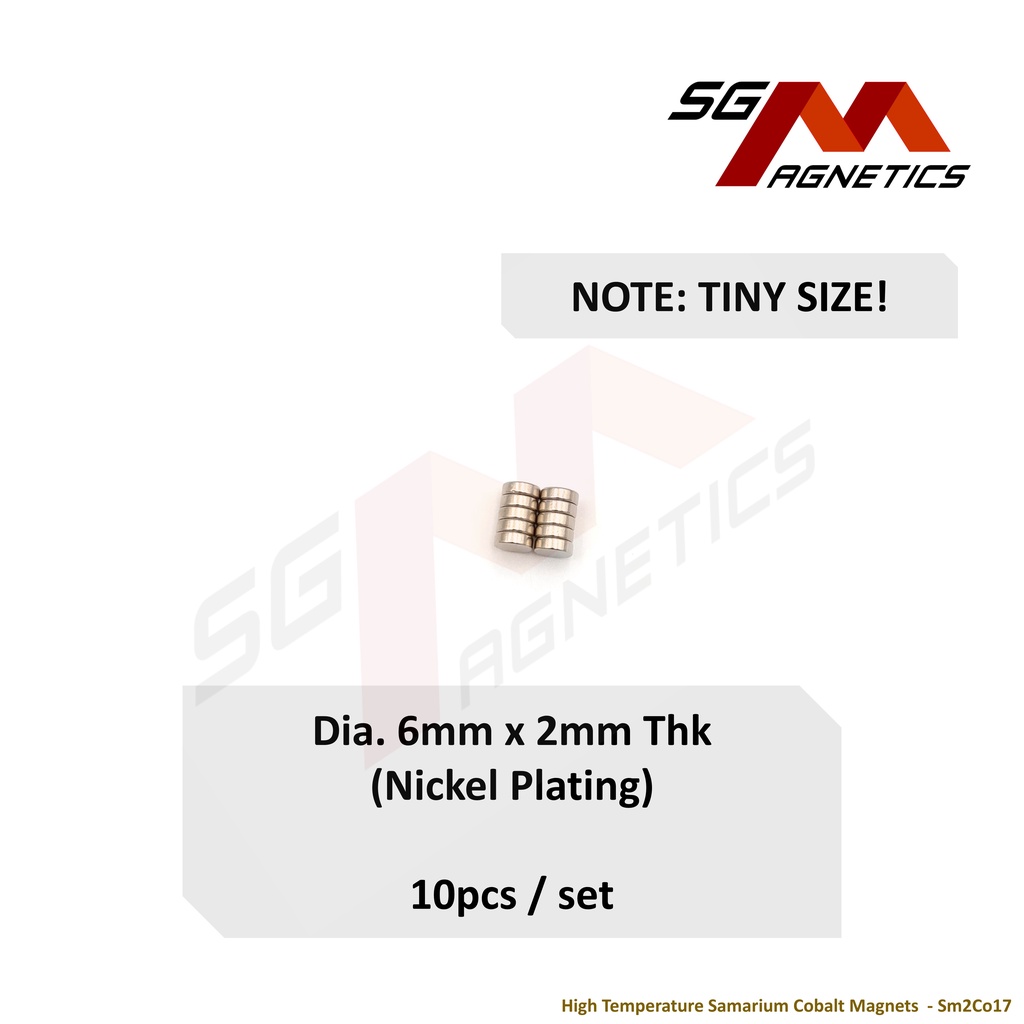 SmCo Sm2Co17 Magnet Samarium Cobalt High Temperature Magnets Small 250 ...