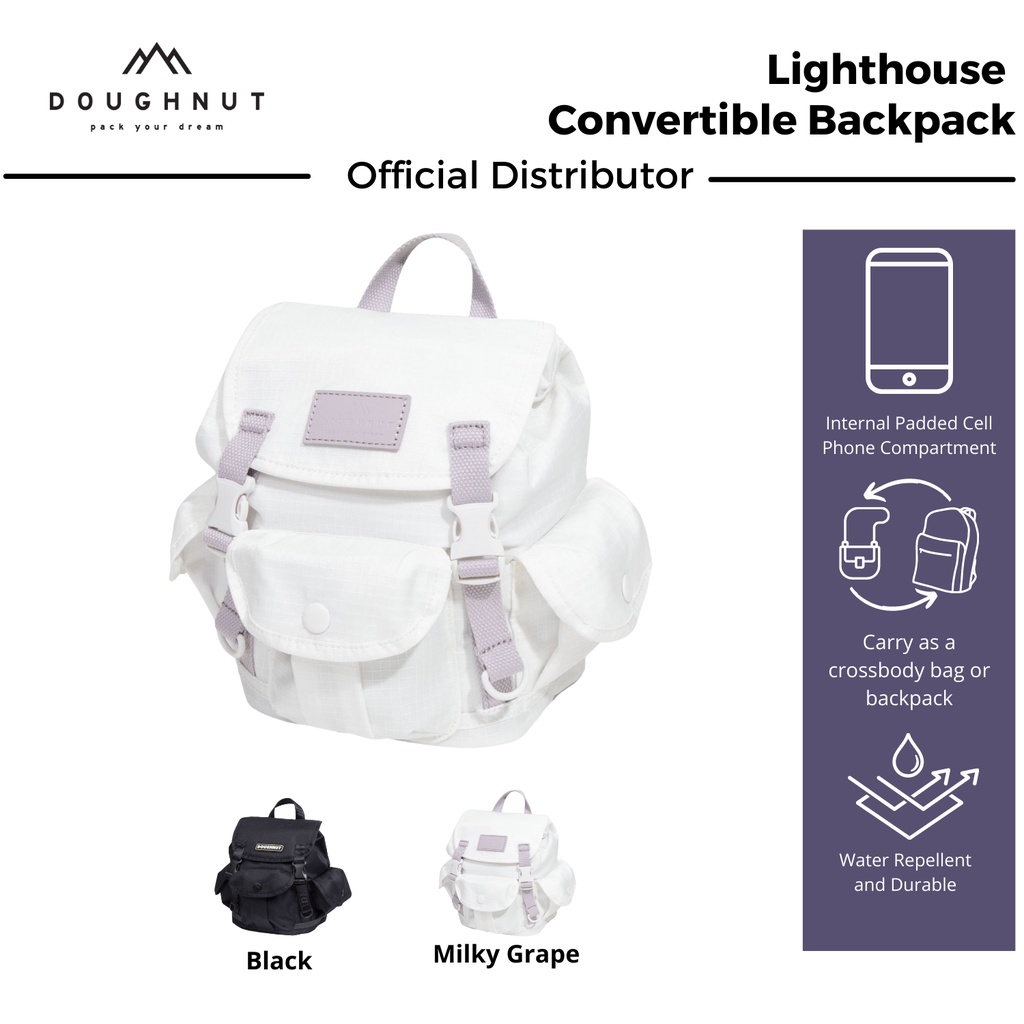 Doughnut Lighthouse Convertible Backpack Shopee Singapore