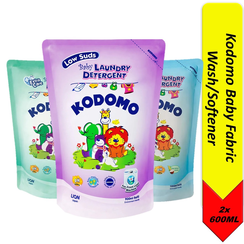 Kodomo Baby Fabric Wash/Softener Refill, 600ml1000ML Shopee Singapore