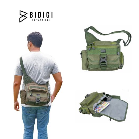 Bidigi BOW Sling Bag/SLINGBAG/SLEMPANG ARMY TACTICAL Shopee Singapore