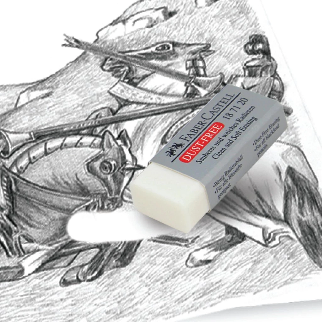 Faber-Castell Penghapus Eraser Dust Free 7120 Big White - Gambar 3