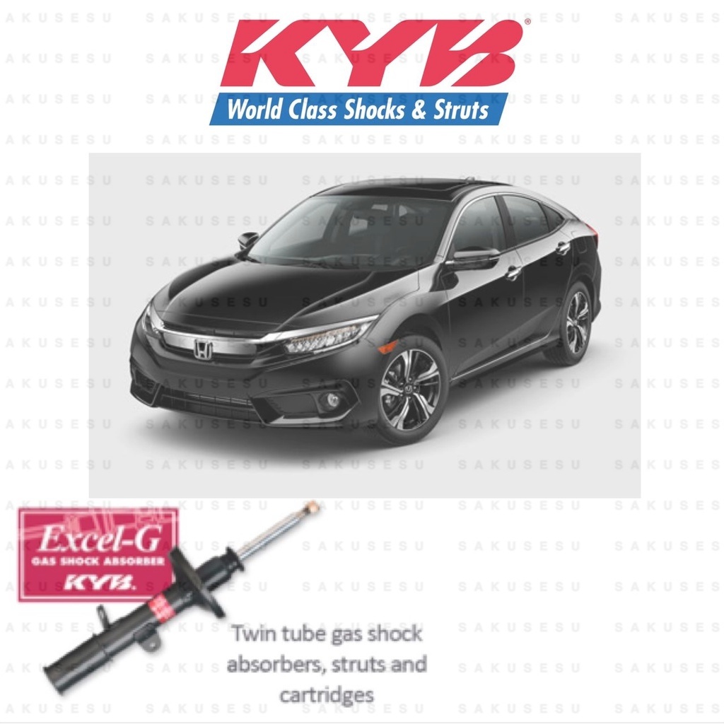 KYB Kayaba High Performance Shock Absorber for Honda Civic TBA/TEA (FC
