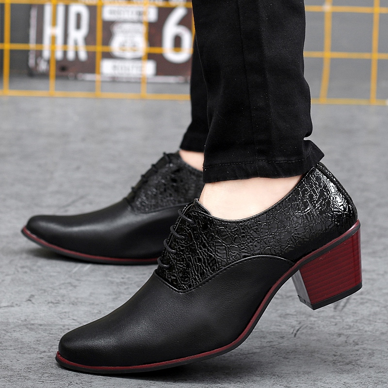 High heels sneakers shoes for clearance mens