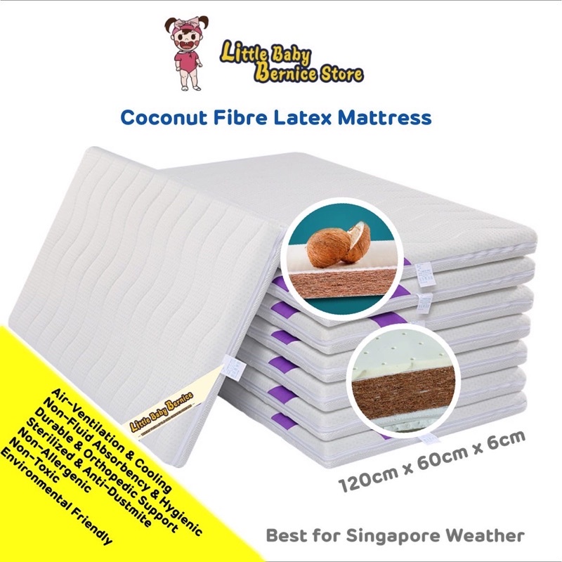 [INSTOCK] LittleBabyBernice Natural Coconut Fibre Baby Mattress