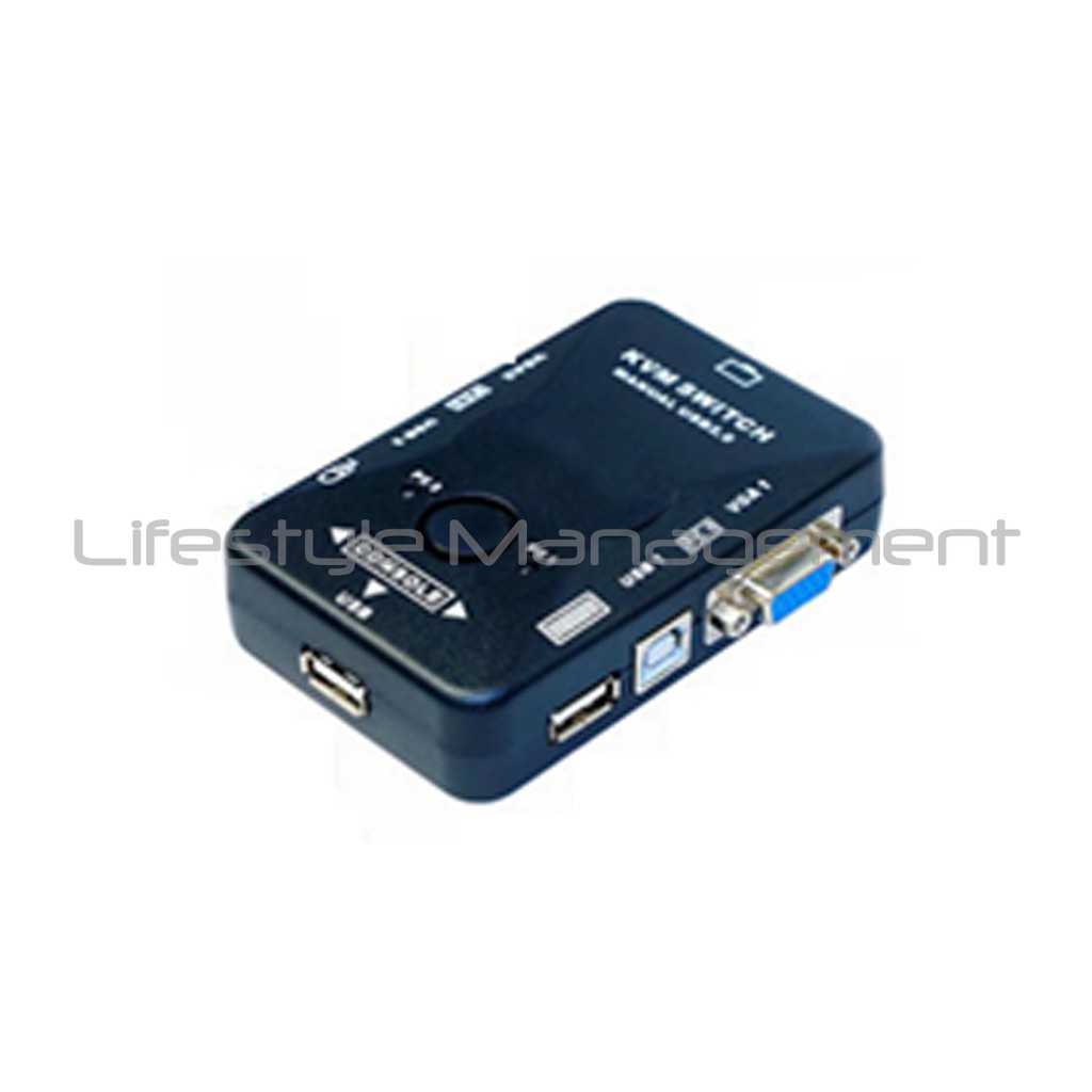 2/4 Port KVM Switch Keyboard Mouse Monitor Shopee Singapore