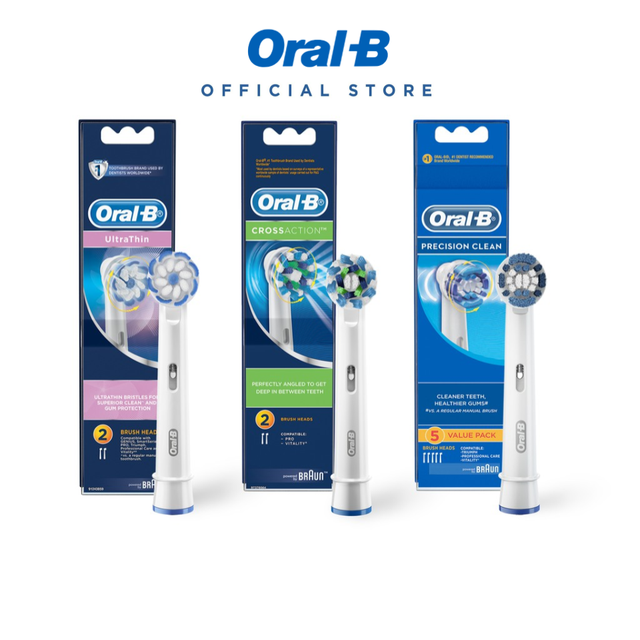 OralB Electric Toothbrush Refills Brush Heads Precision Clean