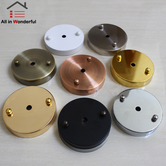 10CM Ceiling Base Plate Round Metal Pendant Light Accessories Shopee