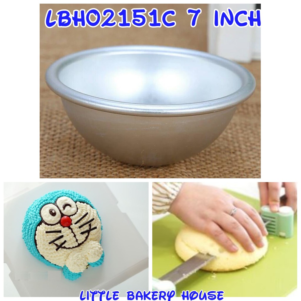 4 5 6 7 8 Inch Half Round 3D Ball Cake Mold Hemisphere Half Round Cake Pan Mold LBH02151 Shopee Singapore
