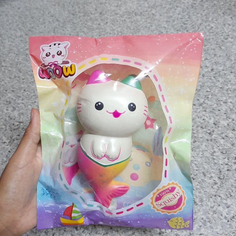 Mermaid cat outlet squishy