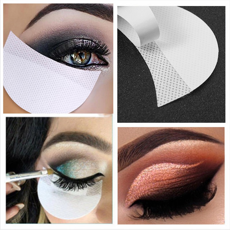 10 Pieces of smoky makeup eye shadow stickers eyeliner isolation eye ...