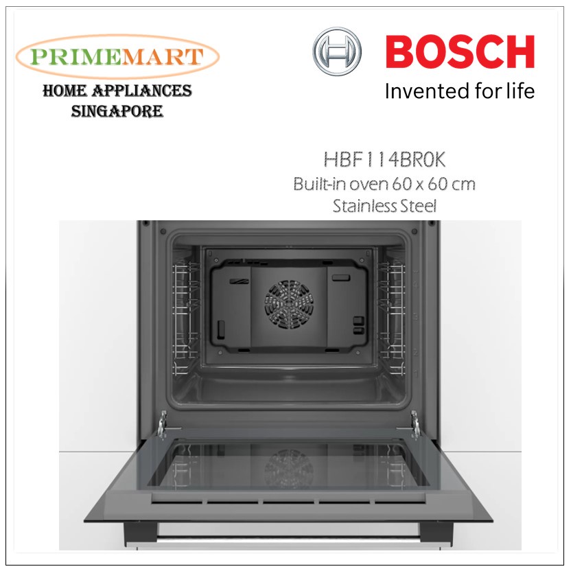 BOSCH Built In Oven HBF114BR0K 66L 2 YEARS MANUFACTURER WARRANTY