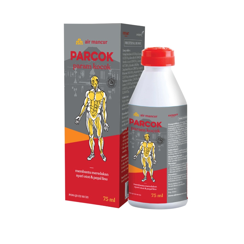 Air Mancur Param Kocok Botol 75ml (2) - Minyak Urut Pegal Linu - Gambar 3