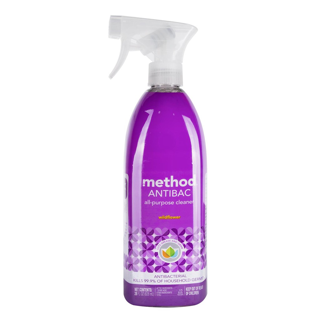 Method antibac allpurpose cleaner wildflower 828ml Shopee Singapore