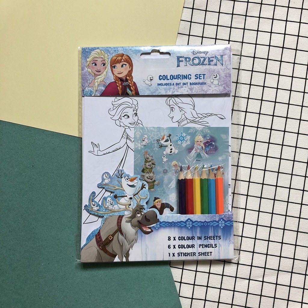 Disney Frozen Colouring Set | Shopee Singapore