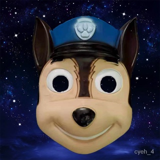 Chase from Paw Patrol with face paint