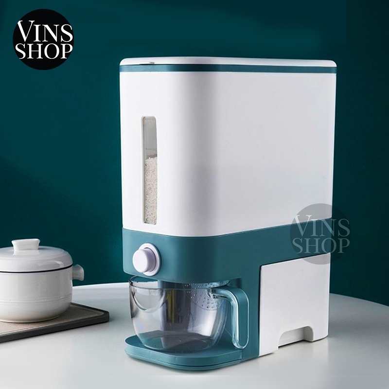 Innovative Japan Rice Dispenser Box Storage Hygiene Clean Food Container Shopee Singapore