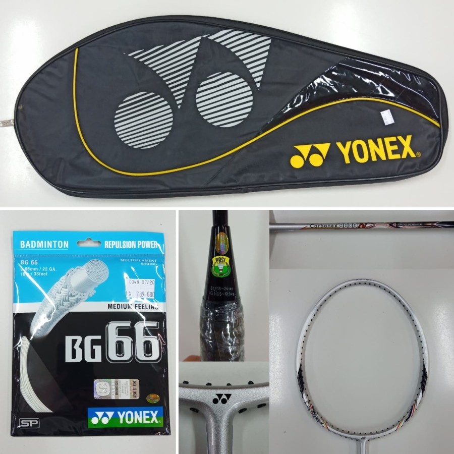 Badminton Racket YONEX CARBONEX 8000 3U/G5 ORIGINAL SUNRISE Racket