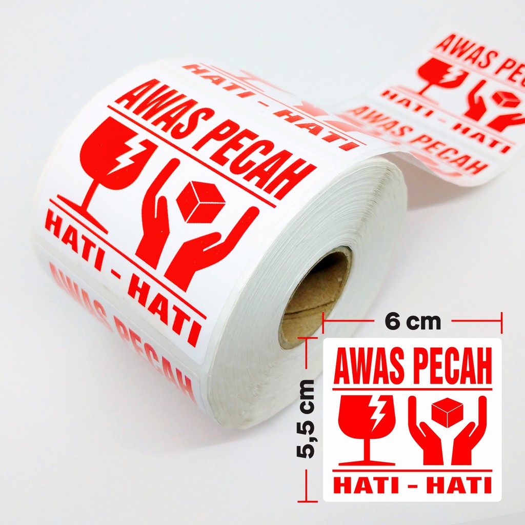Fragile Handle Label Sticker with Care Sticker Beware of Breakage of ...
