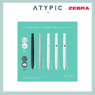 Zebra Blen Retractable Ballpoint Pen 0.5mm Japanese Bujo Stationery 
