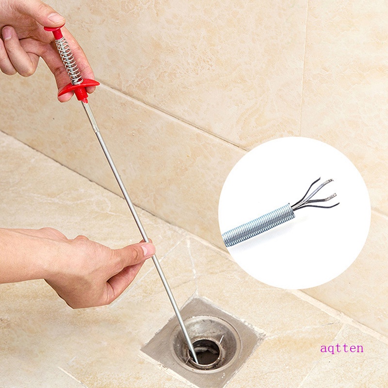 Aqtten 60/90/160 Cm Sink Drains Grabber Tool Flexible Long Claw Pick Up