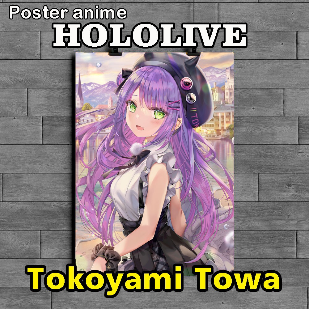 Hololive Anime Poster, Towa model, full color, uk a3+, special hd ...