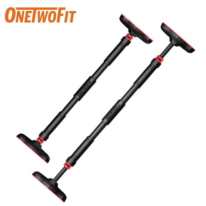 OneTwoFit No Drilling Pull Up Bar 60 100cm Chin Up Easy Install Horizontal Bar Home Gym OT160 Shopee Singapore