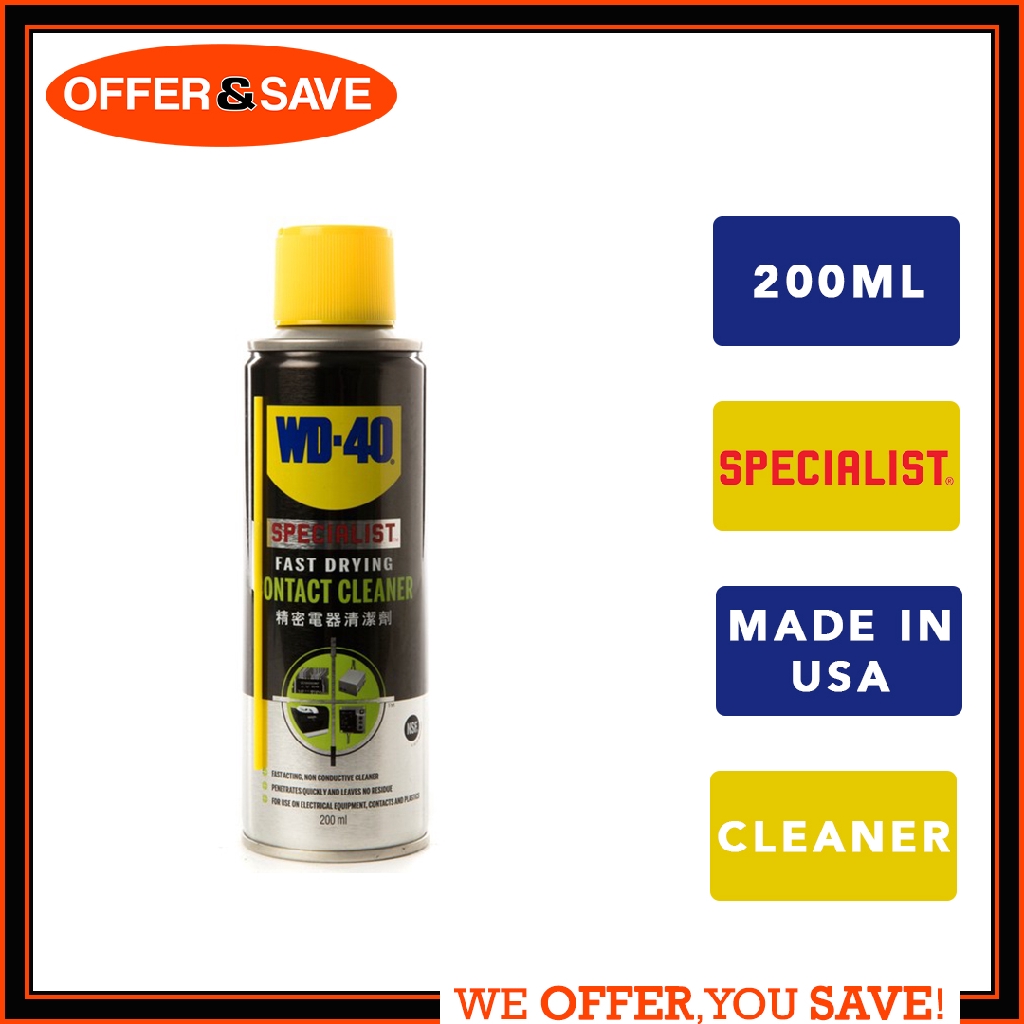 WD40 / WD40 SPECIALIST™ FAST DRYING CONTACT CLEANER 200ml (Game