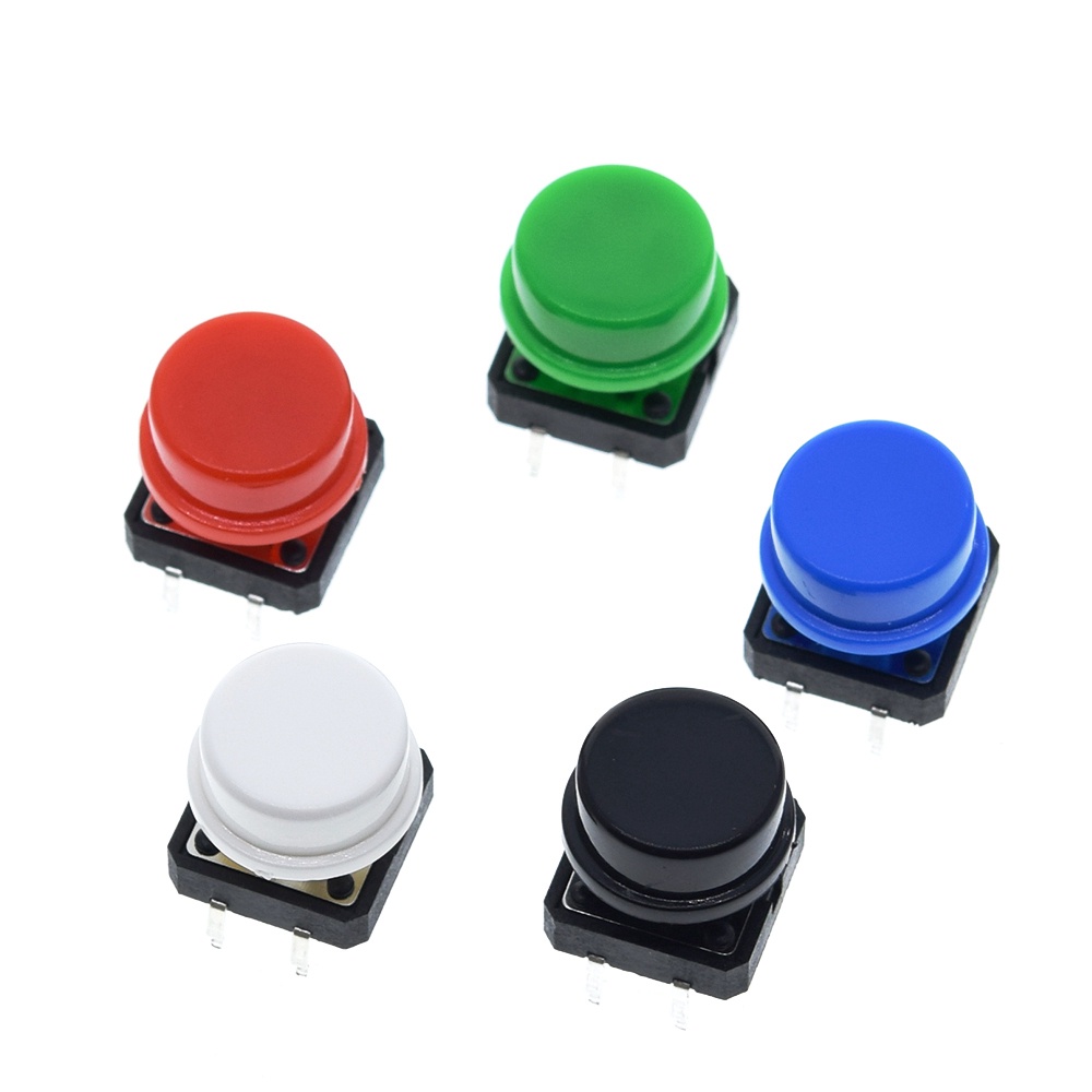 5PCS Tactile Push Button Switch Momentary 12*12*7.3MM Micro switch ...
