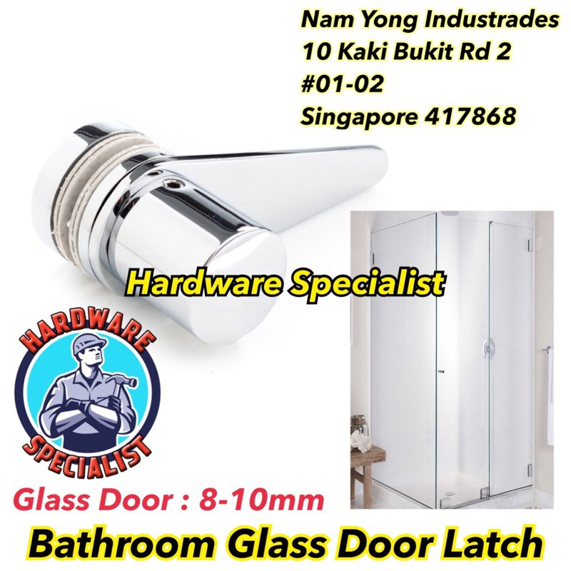 Bathroom Shower Glass Door Latch / Door Knob Shopee Singapore