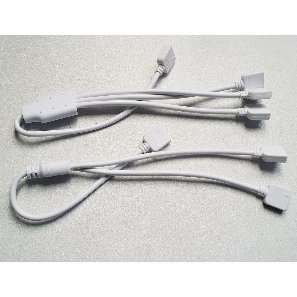 1to2 1to3 4Pin RGB 5Pin RGBW LED Strips Light Y Splitter Connector ...