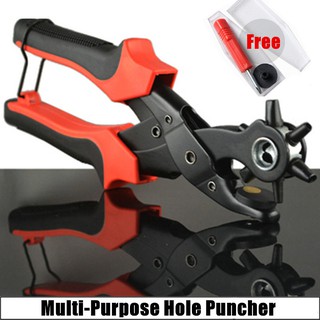 Heavy Duty Professional Rotary Leather Belt Hole Punch Made in