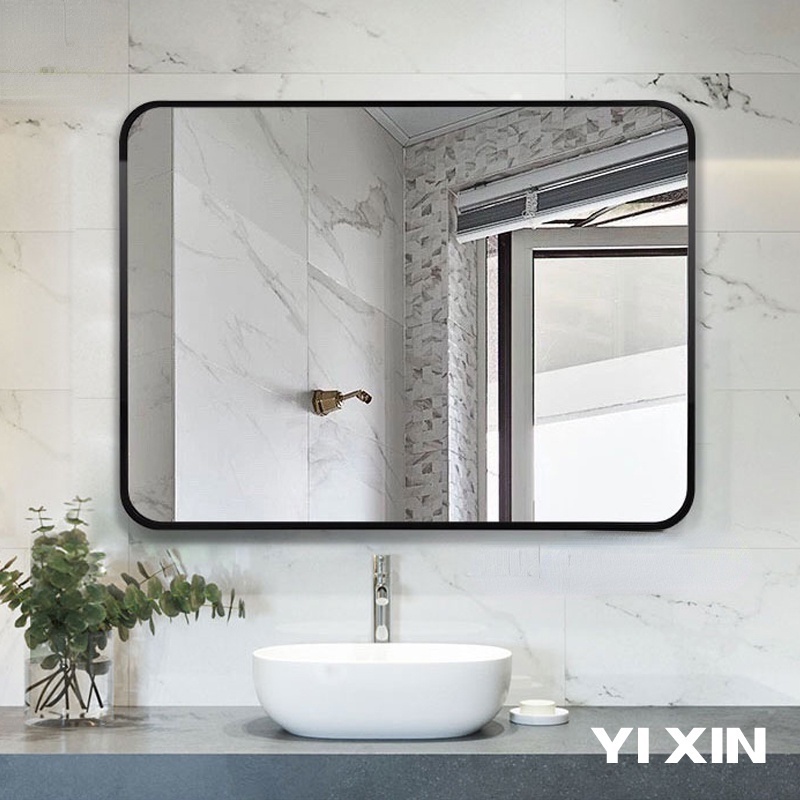 YIXIN Bathroom Mirror Stick to Wall Toilet Mirror No Hole Toilet Toilet Washstand Makeup Mirror