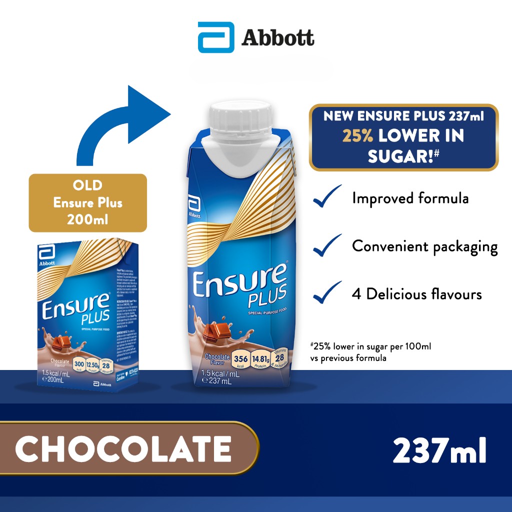 Ensure® Plus Assorted (237ml) | Shopee Singapore