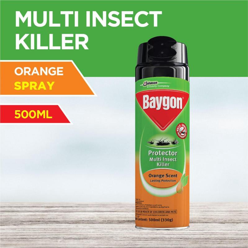 Baygon Protector Insect Killer Aerosol Spray Assorted (500ml) | Shopee ...