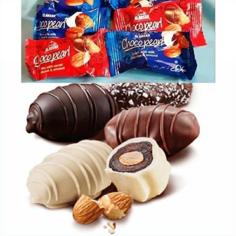 Chocolate Dates Mixed Size 1KG Chocolate Dates Chocolate ALMOND ...