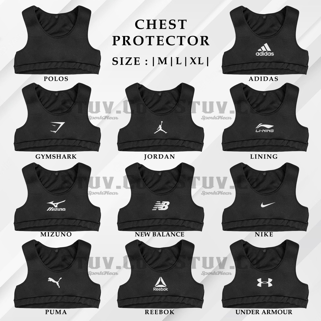 Football VEST CHEST PROTECTOR SPORT BRA CHEST PROTECTOR Sports FUTSAL  Soccer Men Women