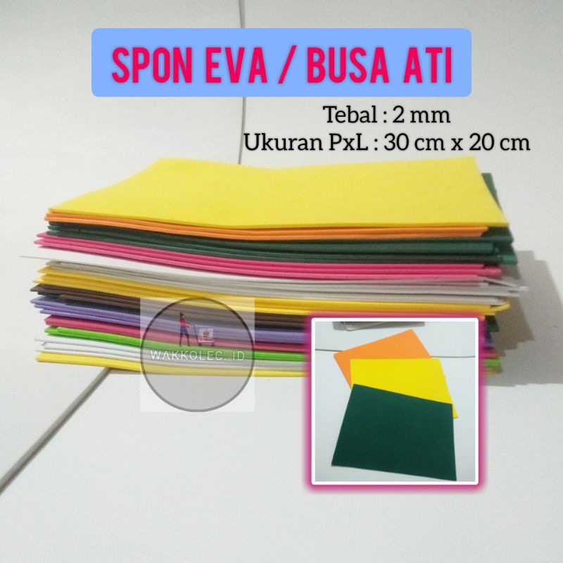 Eva Foam Sponge Ati 2mm Color 20x30 | Shopee Singapore