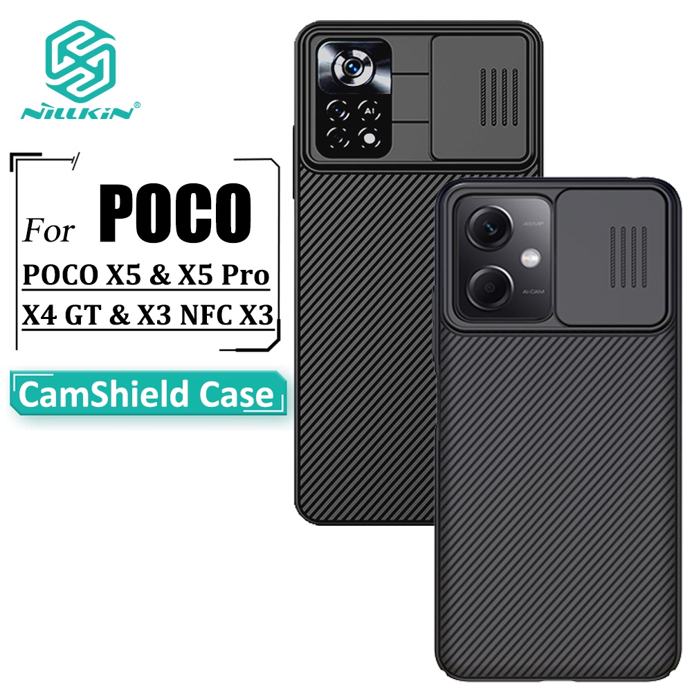 Nillkin Camshield Case Poco F6 Pro X6 Pro F5 Pro X5 Pro X4 Gt M6 Pro X3 Nfc X3 Pro F6 Case Matte 1902