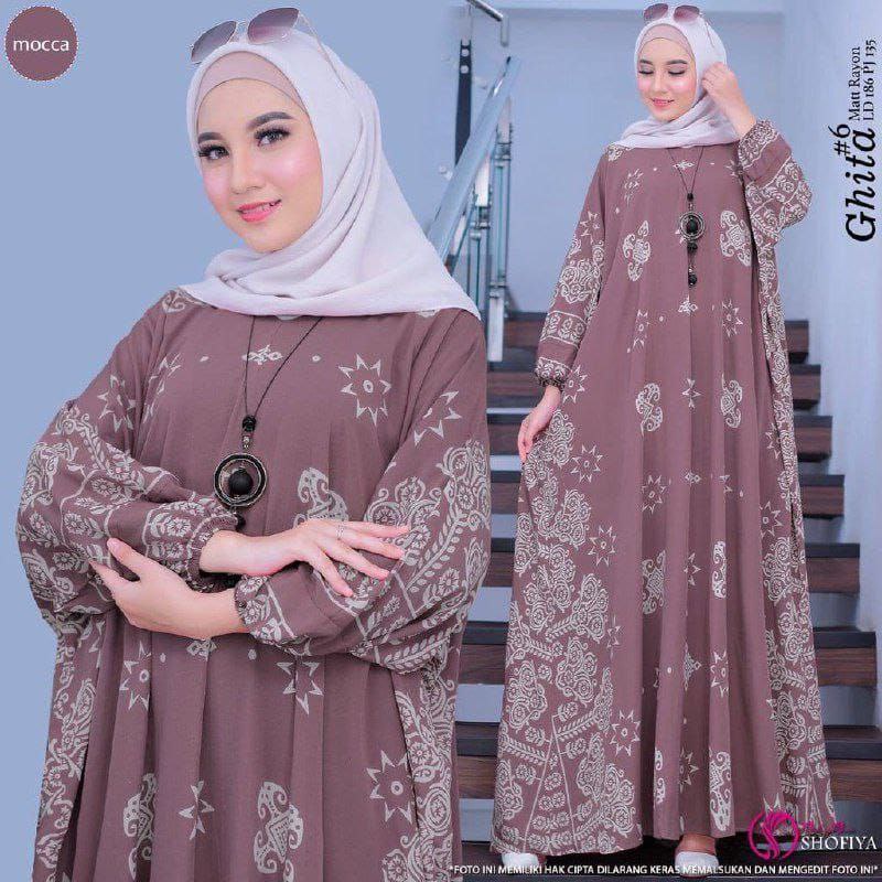 Moca KAFTAN SUPER JUMBO LD 180cm I DASTER Tiedye | Shopee Singapore