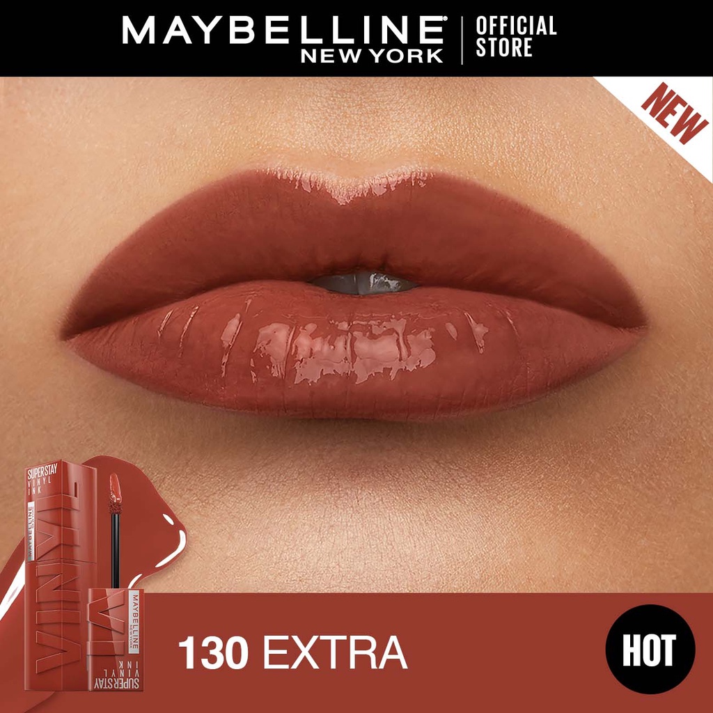 Maybelline Superstay Vinyl Ink Lipcream 130 Extra Shopee Singapore