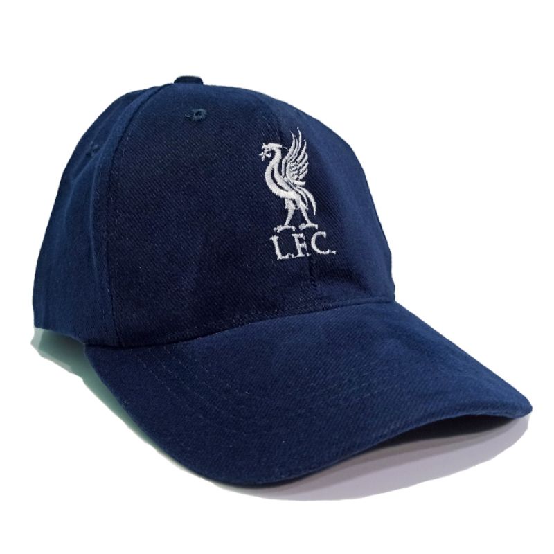 Liverpool FC Official Obsidian Black Baseball Cap – LFC Gift, Made In UK