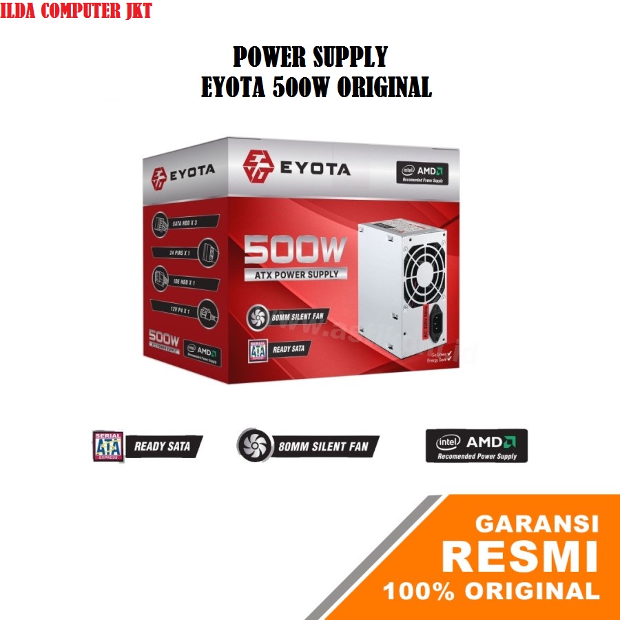 Eyota 500W Power Supply | Psu 500w ATX | Shopee Singapore