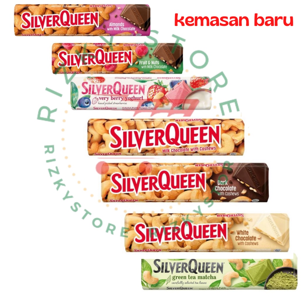 55g, Chocolate GREEN TEA, ALMOND, MEDE, SILVER QUEEN Shopee Singapore