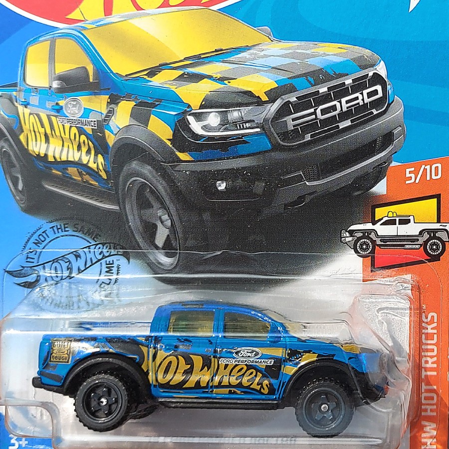 Merah Hijau Hotwheels Ford Ranger Raptor Blue Red Green Short Card F Chevy