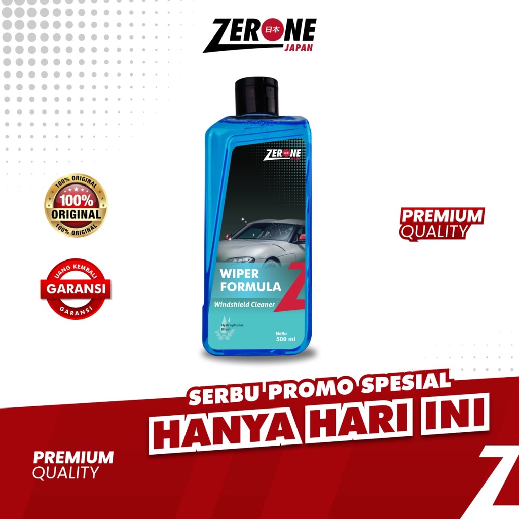 Zerone Japan Wiper Liquid Car Windshield Cleaning Formula AntiFungal