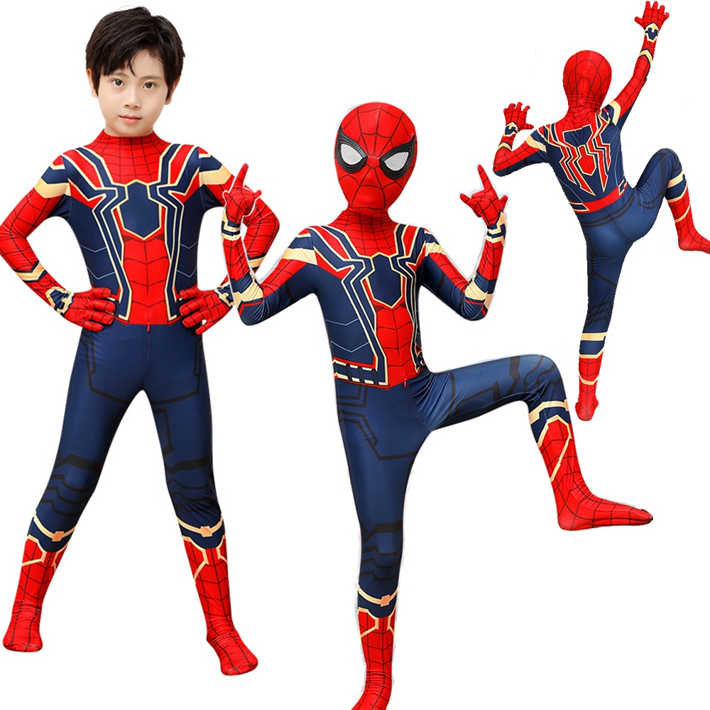 Spiderman Costume Hot Sale Avengers Marvel Spider Man Superhero Cosplay ...