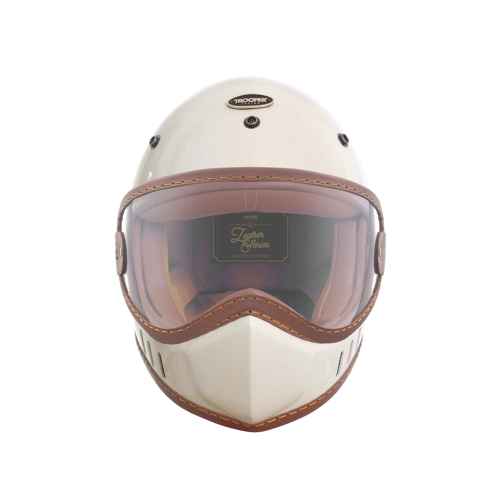 Trooper Custom - X-9 Leather - Full Face Helmet - Leather Series - Gambar 3