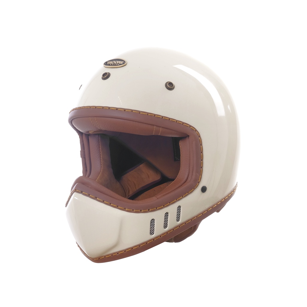 Trooper Custom - X-9 Leather - Full Face Helmet - Leather Series - Gambar 2