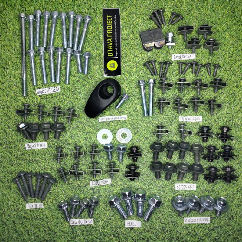 Honda Beat Carburetor Complete Body Bolts/Old Honda Beat Body Bolts